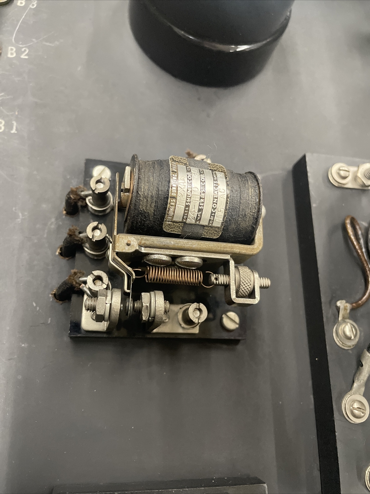 Vintage Retro Fire Alarm Signal Panel 4206 IBM Slate Back CLEAN! VERY RARE!