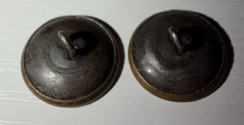 Antique Victorian Brass Perfume Button (2)