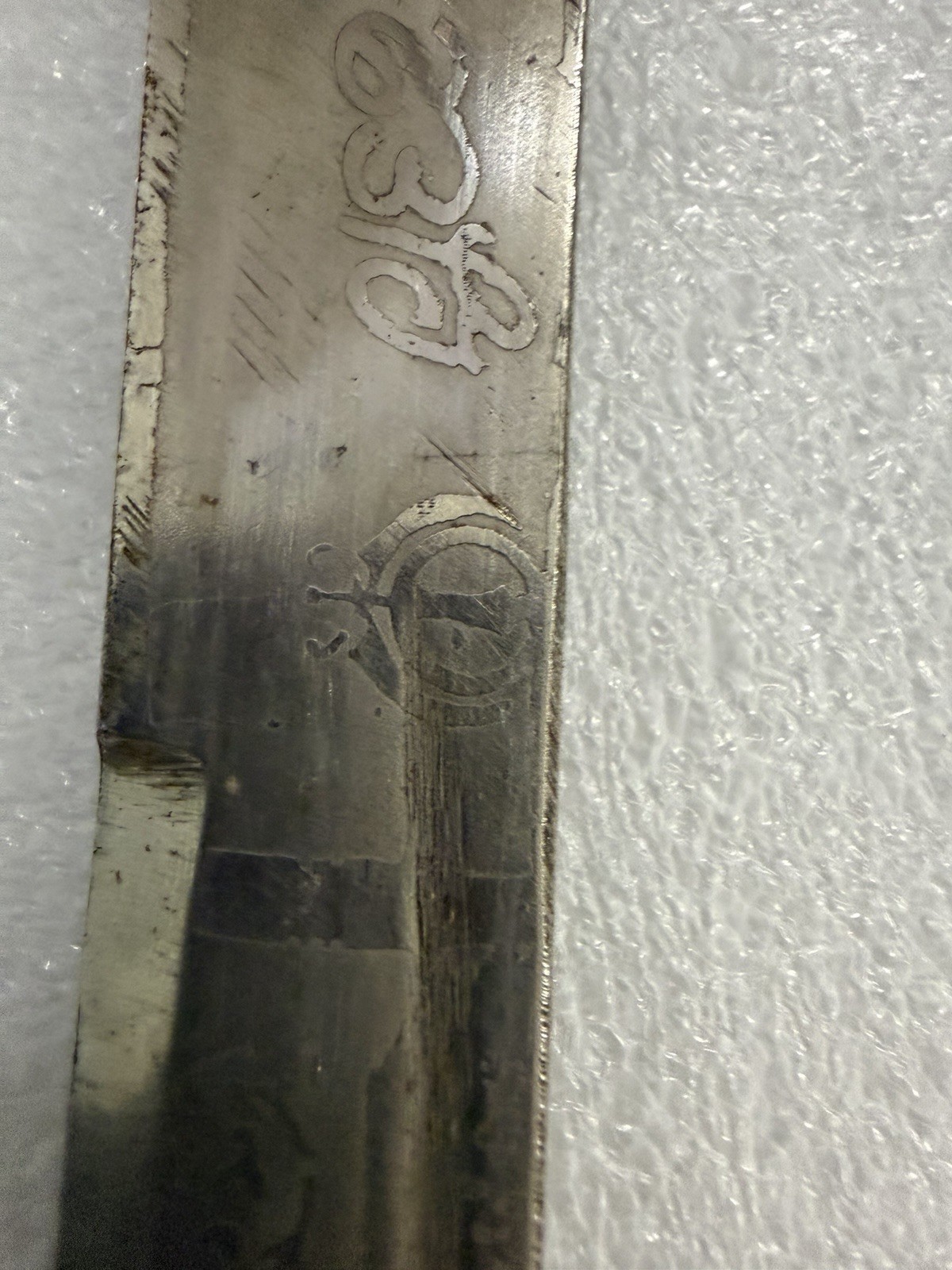 Decorative Indian Saber Sword Khanda Sikh Symbol w Scabbard 34”