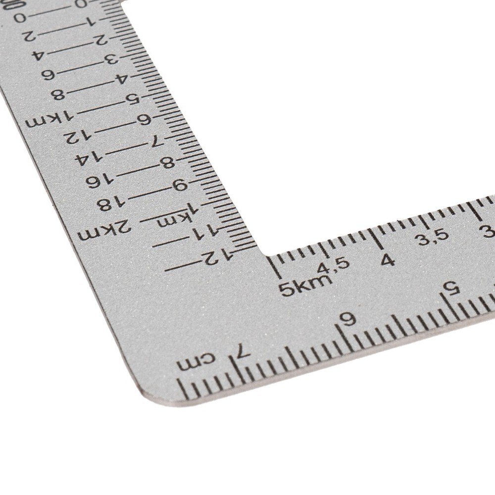 WW2 Reproduction German Army Square Planzeiger Mapcase Ruler- Map Case Kit