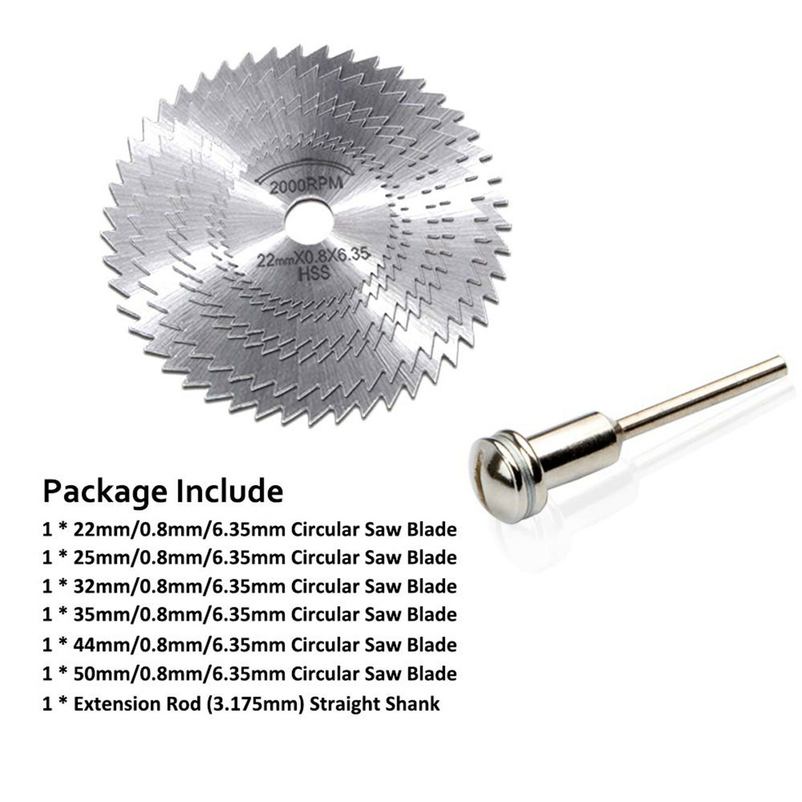 Circular Saw Disc Set Dremel Accessory Mini Drill Rotary Tool Wood Cutting Blade