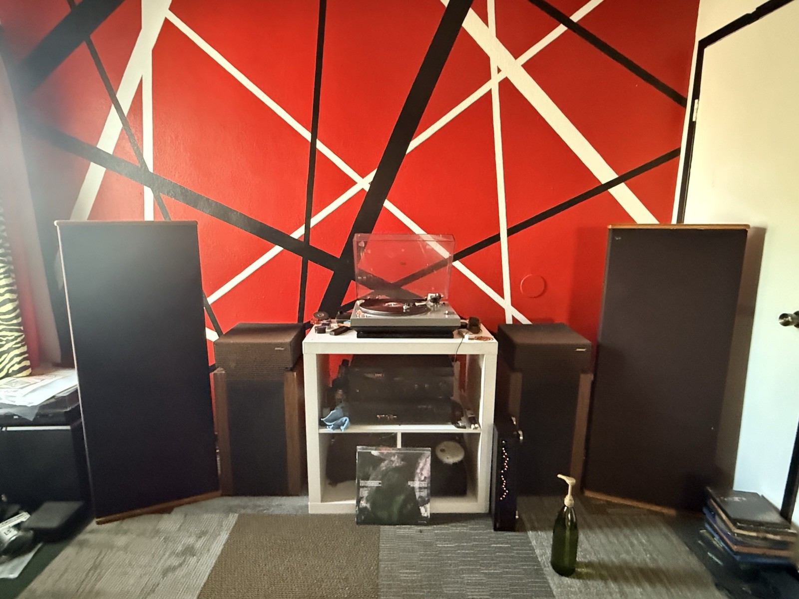 Bose 601 Series II Direct Reflecting Vintage Speakers Vinyl Wood look Finish