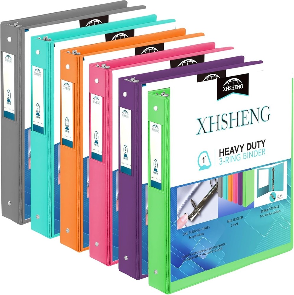 3 Ring Binders,1“ Slant D Ring Biner,One Touch Open D Ring,View Binders with ...