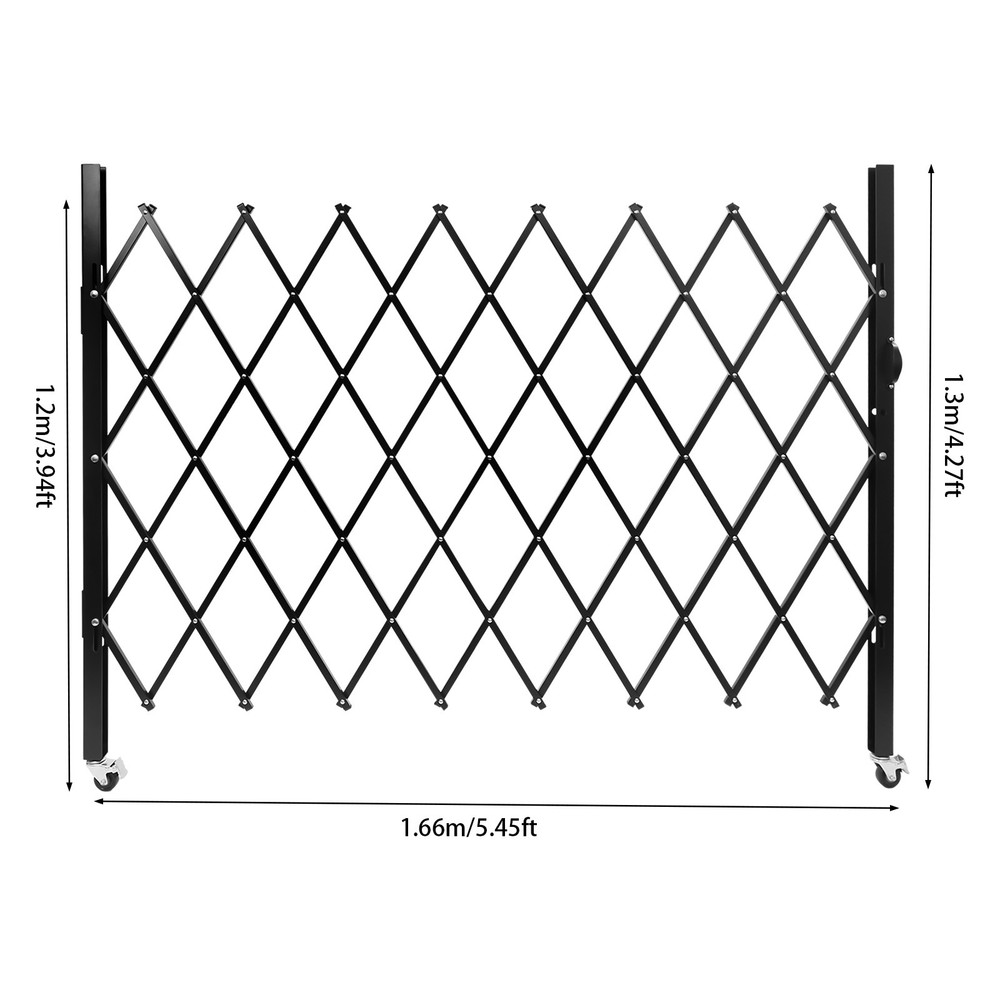 Single Security Gate Flexible Expanding Folding Security Gate Folding Door