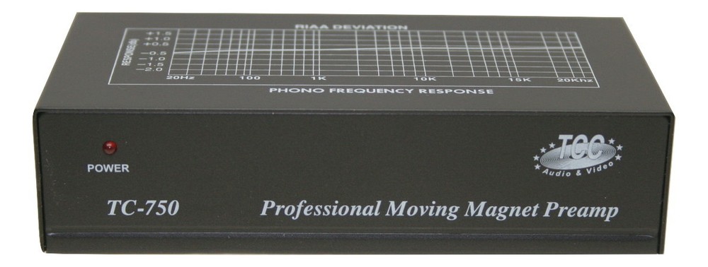 TCC TC-750 Phono Preamp; Black finish version!