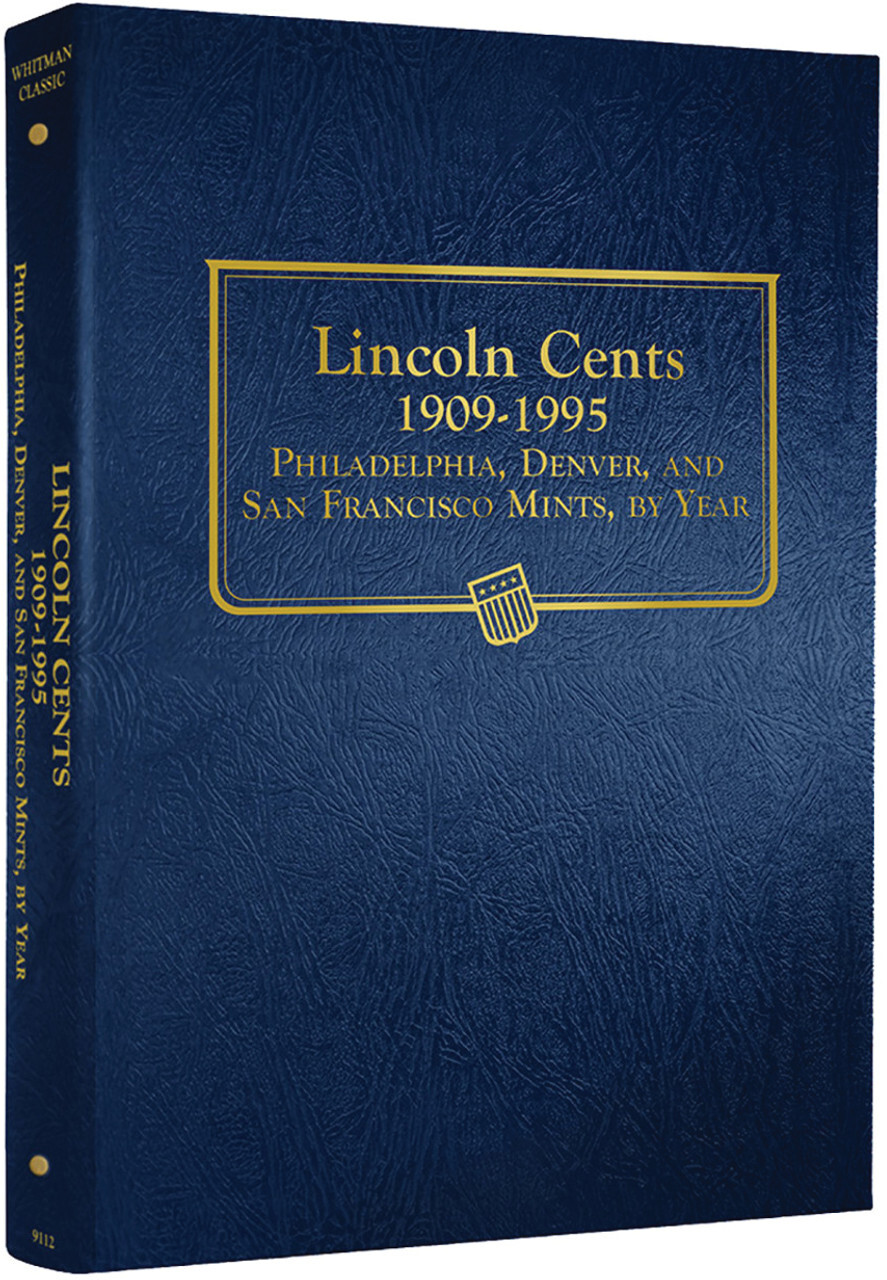 U.S. Lincoln Cents: 1909-1995 - Classic Coin Album - Best Seller