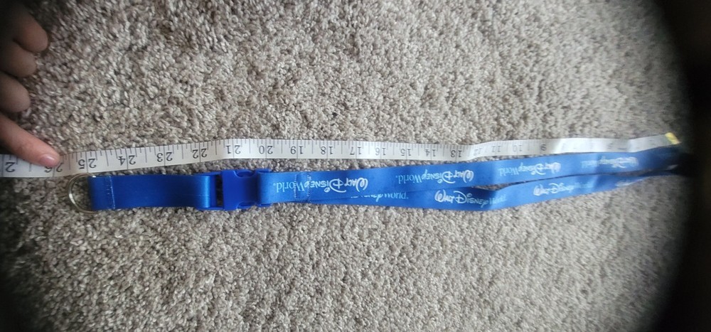 Cinderella's Castle With Tinkerbell Lanyard