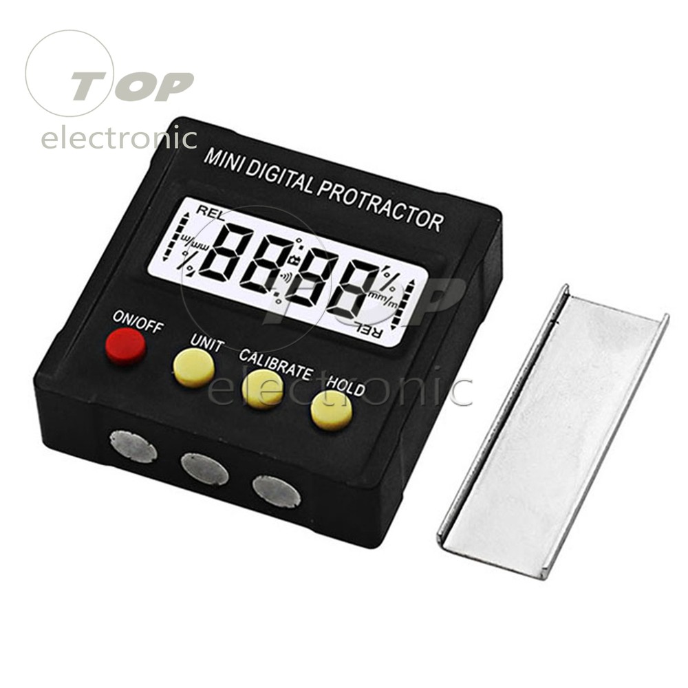 Mini Digital Protractor Gauge Level Angle Finder Inclinometer Magnet Base