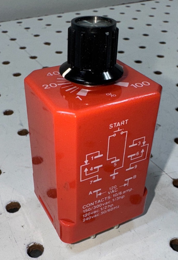 NCC Solid State Timer Model – K3K-60-661 Range: 0.6-60sec 120 VAC input voltage