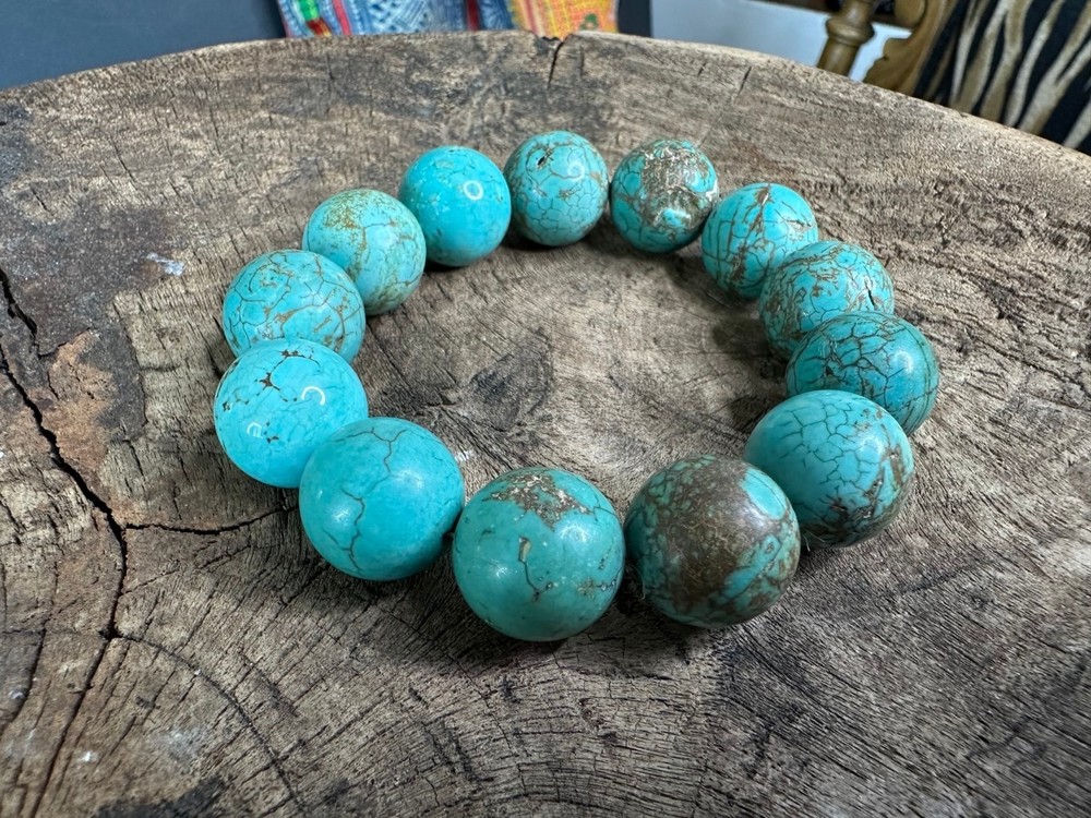 Old Chinese Turquoise Bracelet