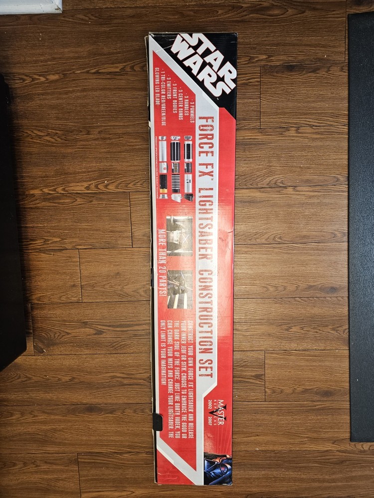 Master Replicas Star Wars Force FX Lightsaber Construction Set *Working* 2007