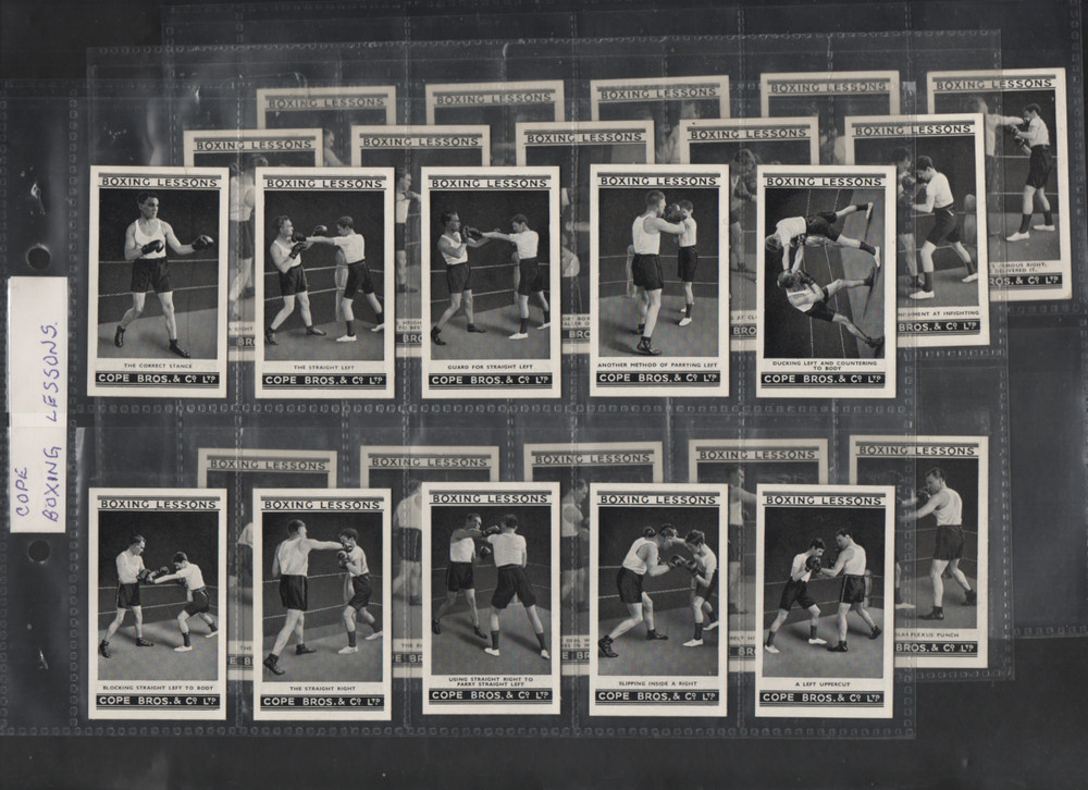 COPE SET:   BOXING LESSONS     1935
