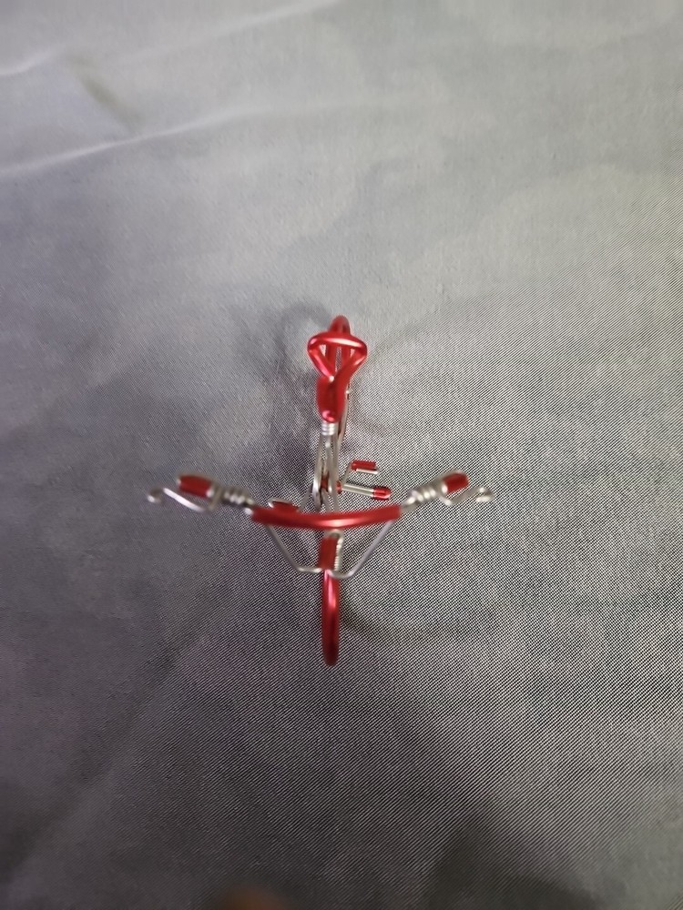 Wire Art BMX Bicycle Hand Made Red