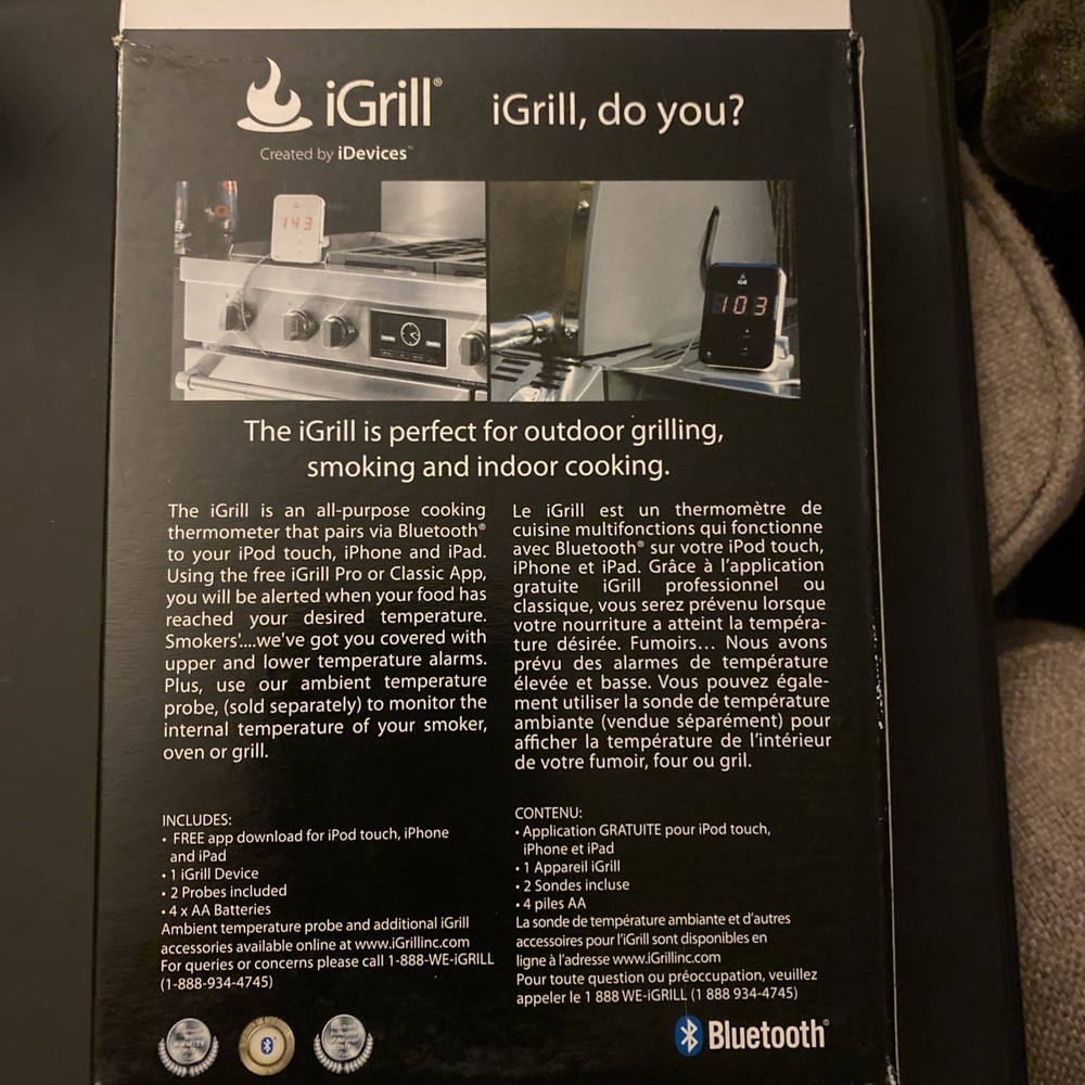 iGrill Bundle Wireless Thermometer + 4 new probes for Apple