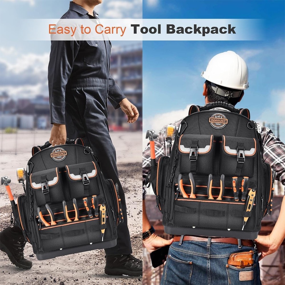 Tool Backpack Heavy Duty – Tool Backpack with Molded Base