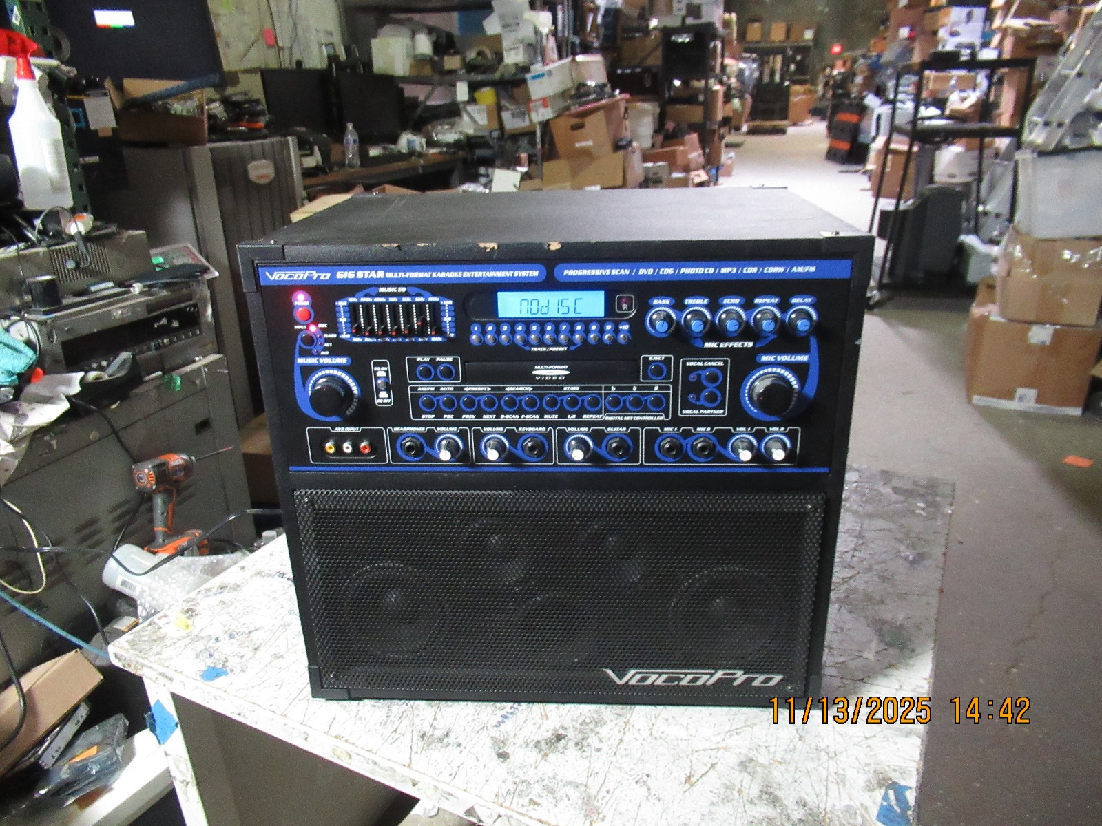 VOCOPRO Gig Star Multi Format Karaoke Entertainment System