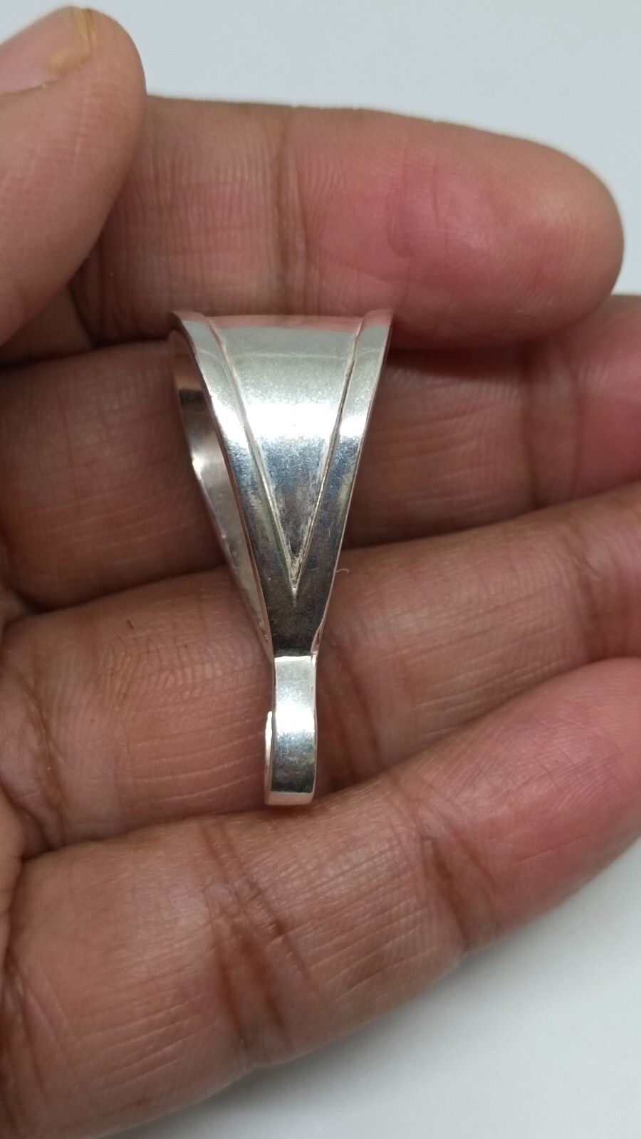 New XXX Huge Thick Solid Open Loop Bail 925 Sterling Silver Findings Repair 35mm