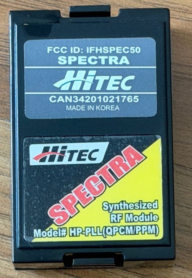 Hitec 72Mhz Synthesized RC Transmitter Module Spectra; Eclipse, Optic, 9C 8U