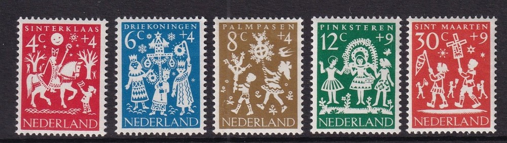 Netherlands Mint Stamps Sc#B358-B362 MLH