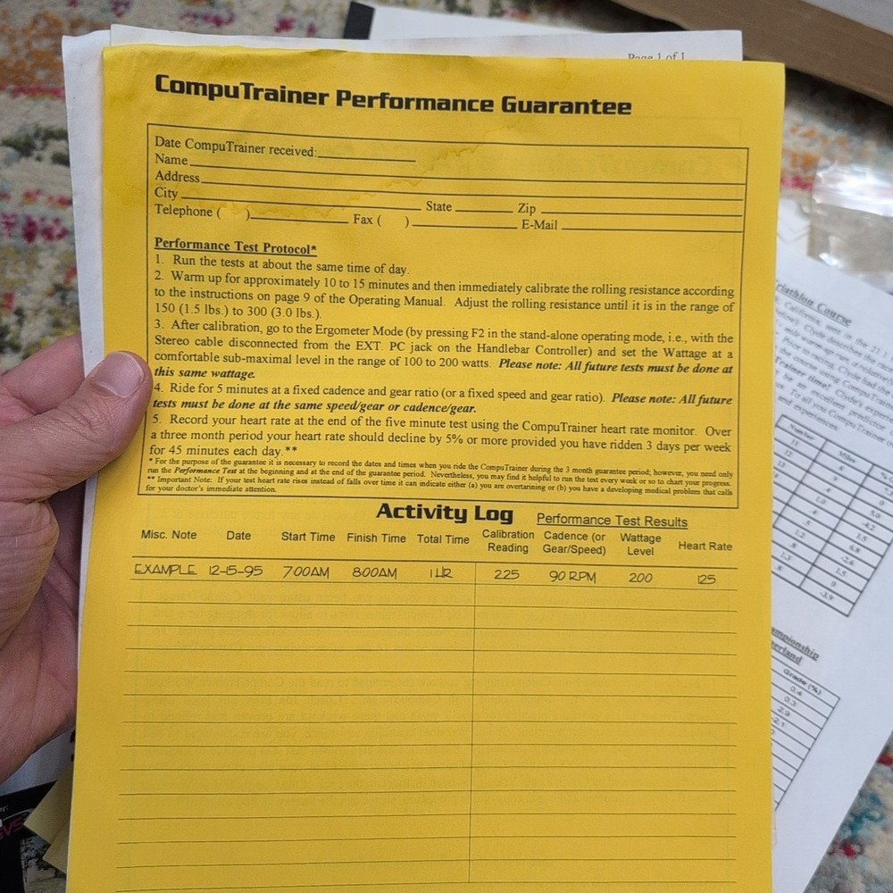 RacerMate CompuTrainer Pc1 Version, 8001/2 Software, 3D, Spinscan Etc