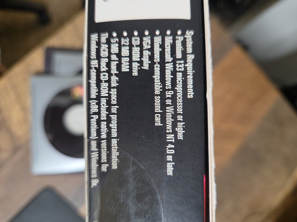 Sonic Foundry Acid Rock 2.0 Software