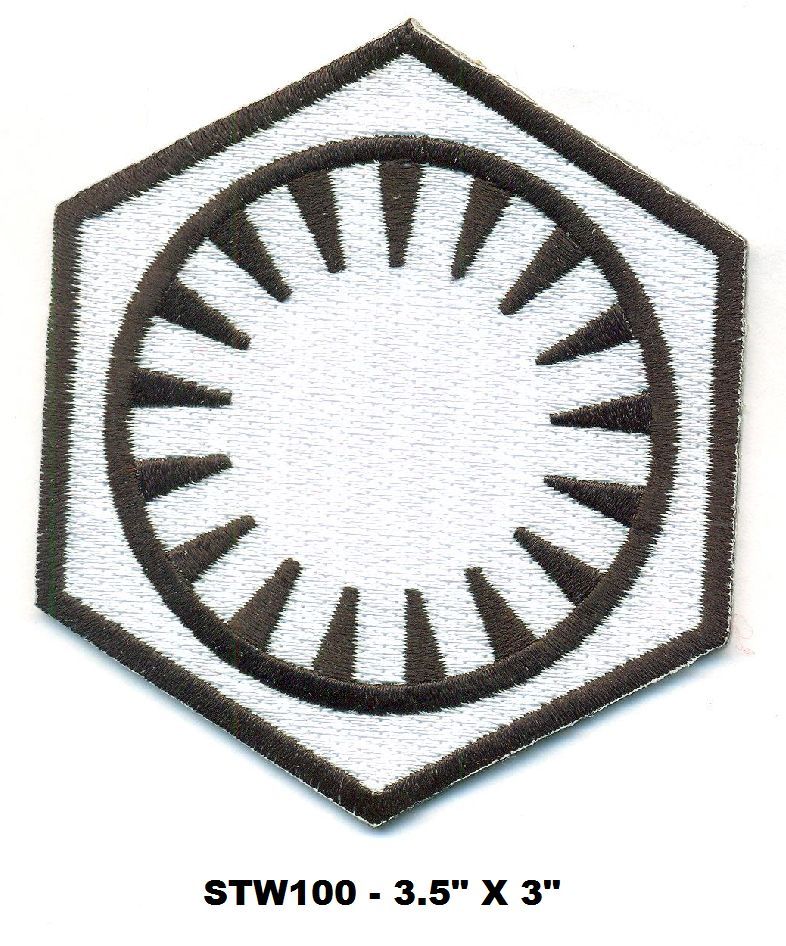 STAR WARS FIRST ORDER WHITE PATCH - STW100