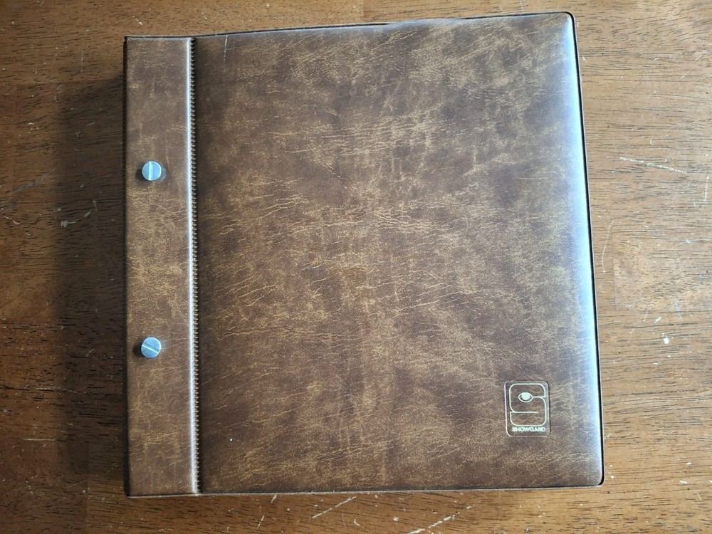 Showgard No. 894 FDC First Day Cover Empty BrownBinder for 104 FDC's