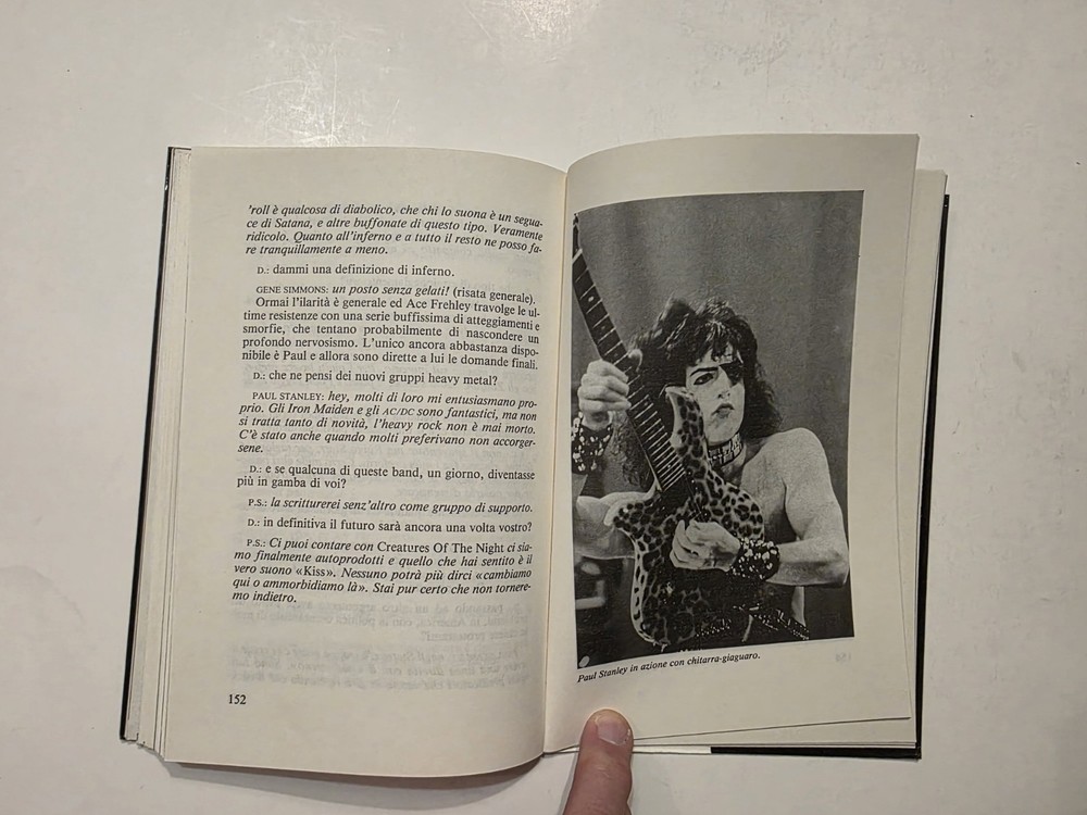 Very Rare Kiss 1978 Italian Rock Music Book