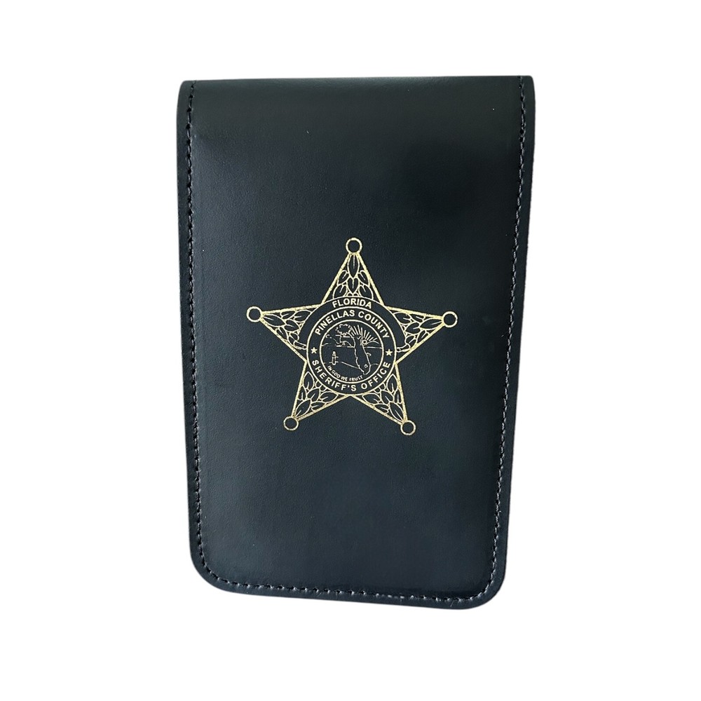 Pinellas County Sheriff Badge Leather Notebook Cover Note Pad Whip It Notes