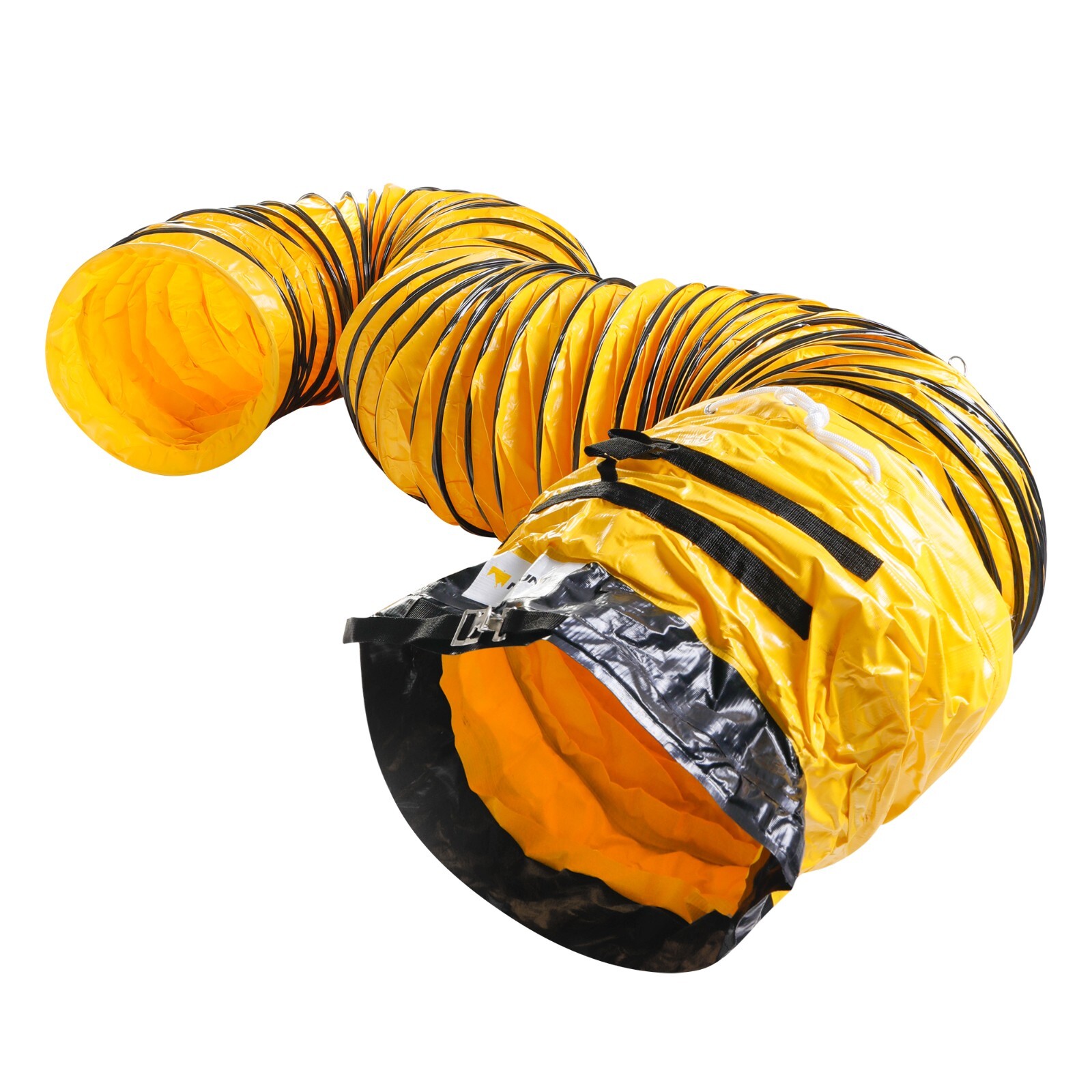 MOUNTO 25FT 16" Flexible Ducting Hose – Heavy-Duty PVC for Ventilation, HVAC