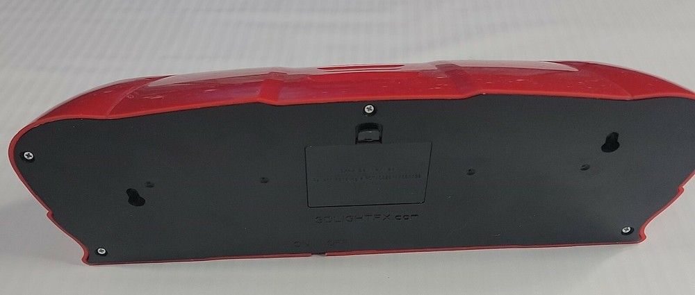 3D Red LED Night Light- Tested and Works