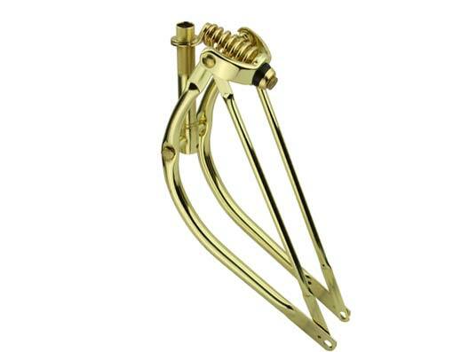 NEW! 20 BENT SPRING FORK 1 INCH GOLD.