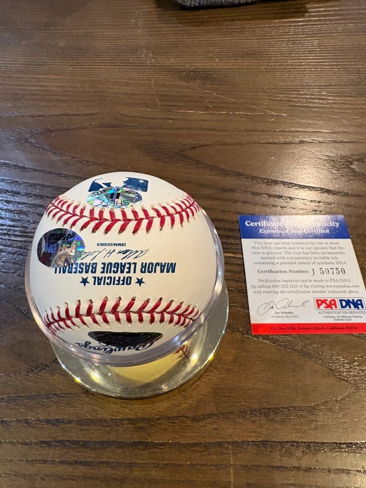GARY SHEFFIELD HOF CERTIFIED SIGNED BASEBALL