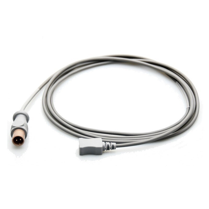 Reusable Temperature Adapter Cable Round 2Pin Plug, Molex Connector for Philips