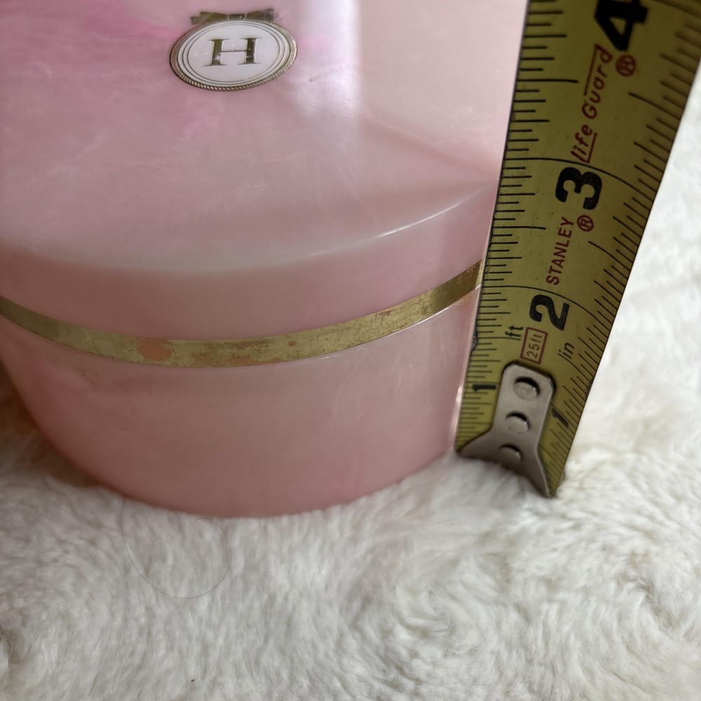 Chantilly Perfumed Bath Powder Pink Container Houbigant EMPTY Plastic