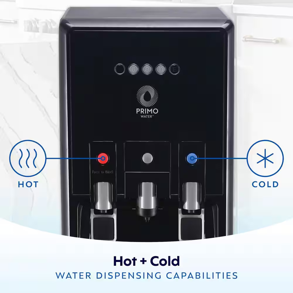 Black Bottom Load Water Dispenser Htrio