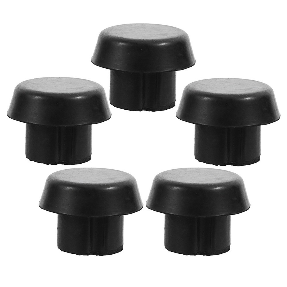 5 Pcs Pool Cue Replacement Tips End Cover Plug Snooker Accessories