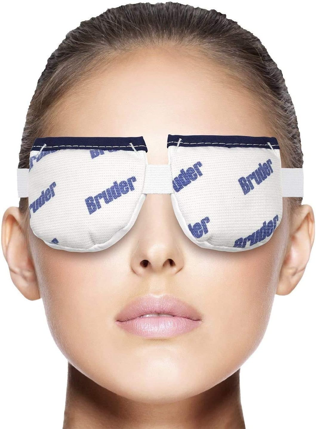 1 Pack Bruder Moist Heat Eye Compress - Professional Model Microwave Activated