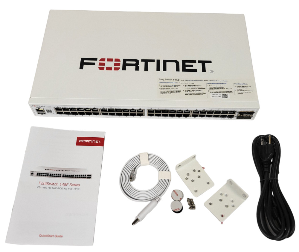 Fortinet FS-148F FortiSwitch 148F Ethernet Network Management Switch