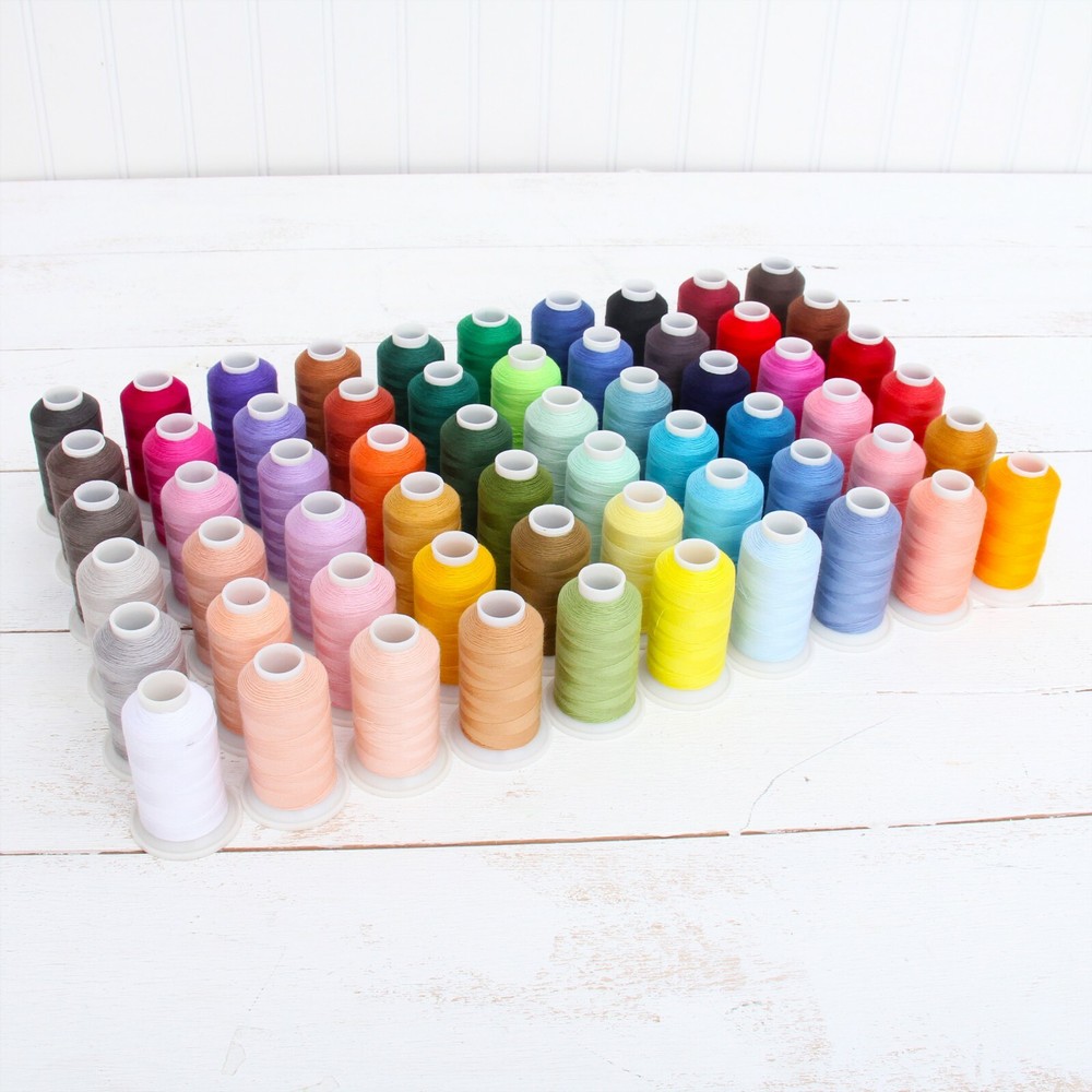THREADART ALL PURPOSE POLYESTER SEWING THREAD - 86 COLORS - 600M SPOOLS 50/3