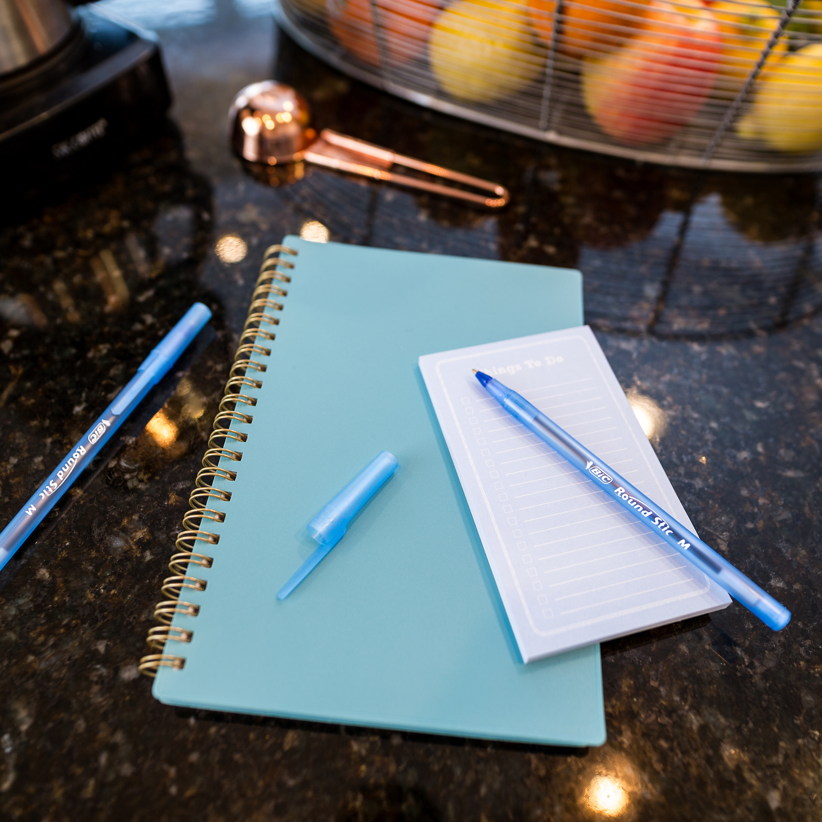 BIC Round Stic Xtra Life Ball Pen, Medium Point (1.0 mm), Blue, 60-Count