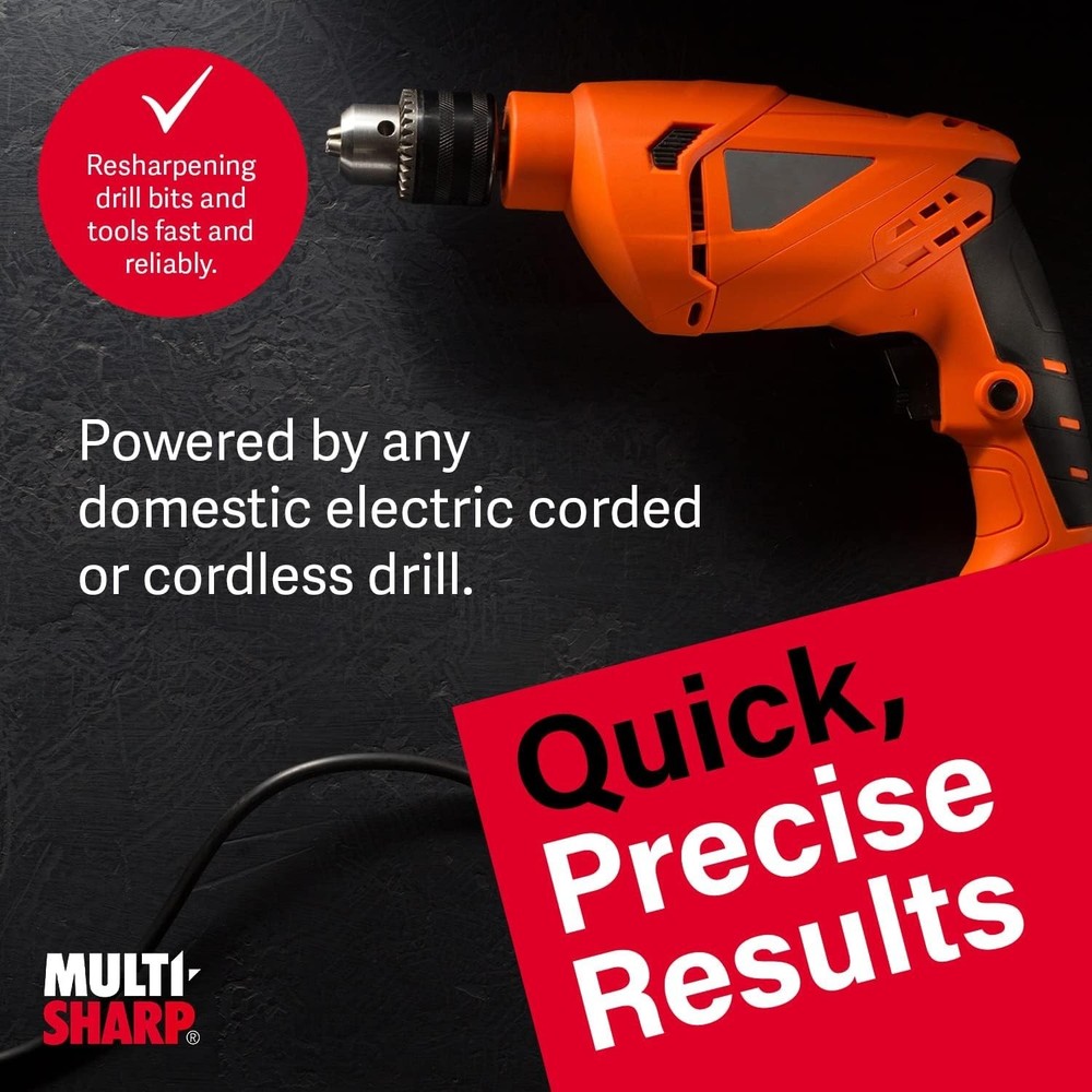 Dual-Purpose Drill Bit Sharpener Kit