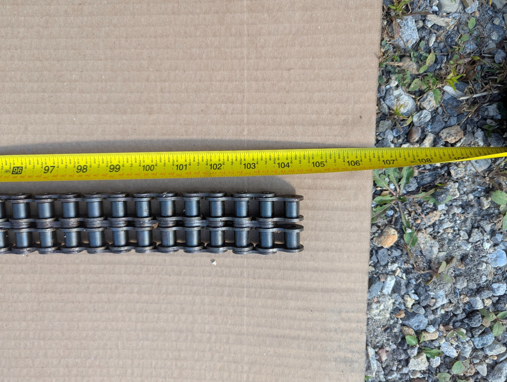 Morse 127729 Standard Riveted Double Roller Chain / 60-2R / 104" / PARTIAL