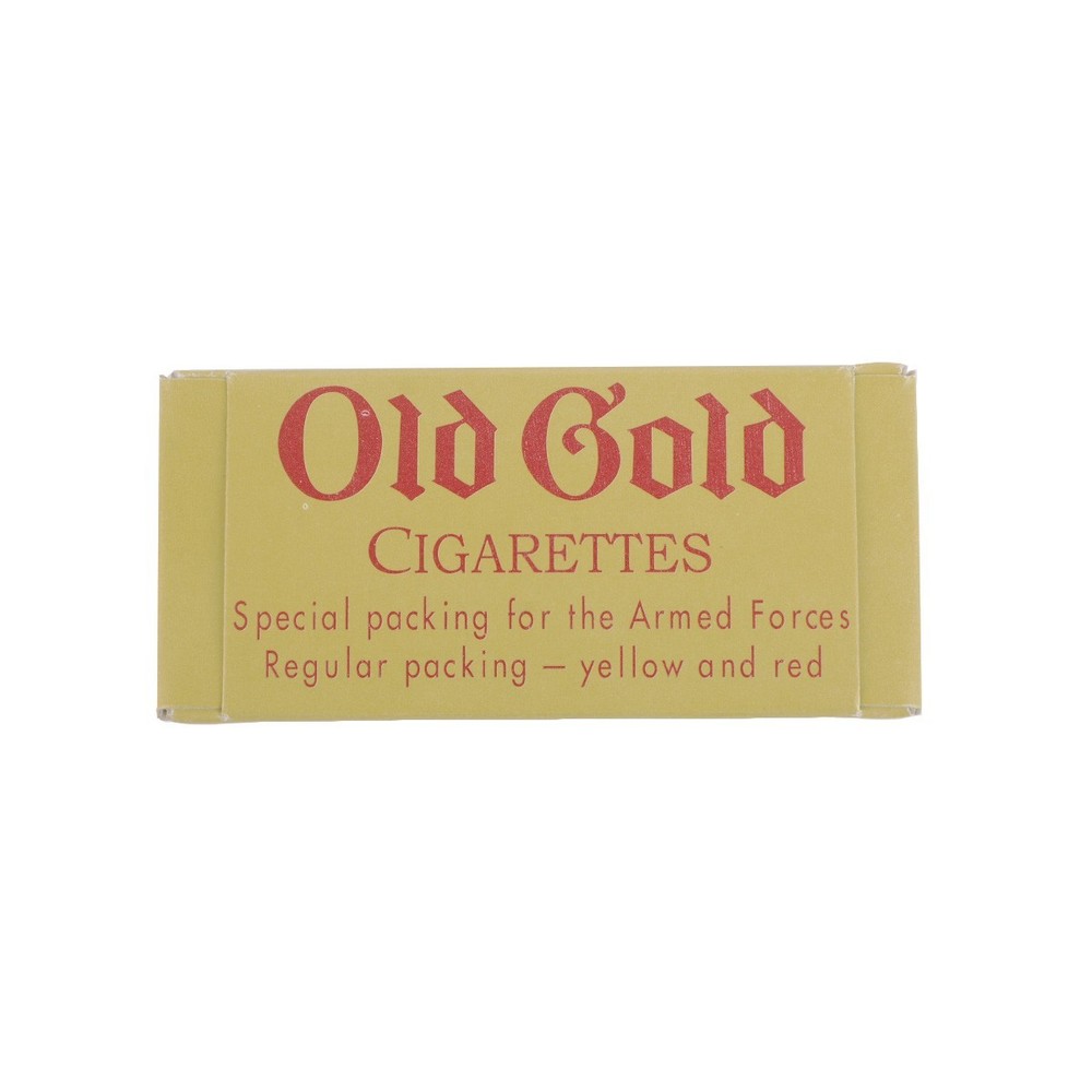 WW2 US Old Gold Cigarette Box Pack of 3 - Reproduction - Empty Display Box