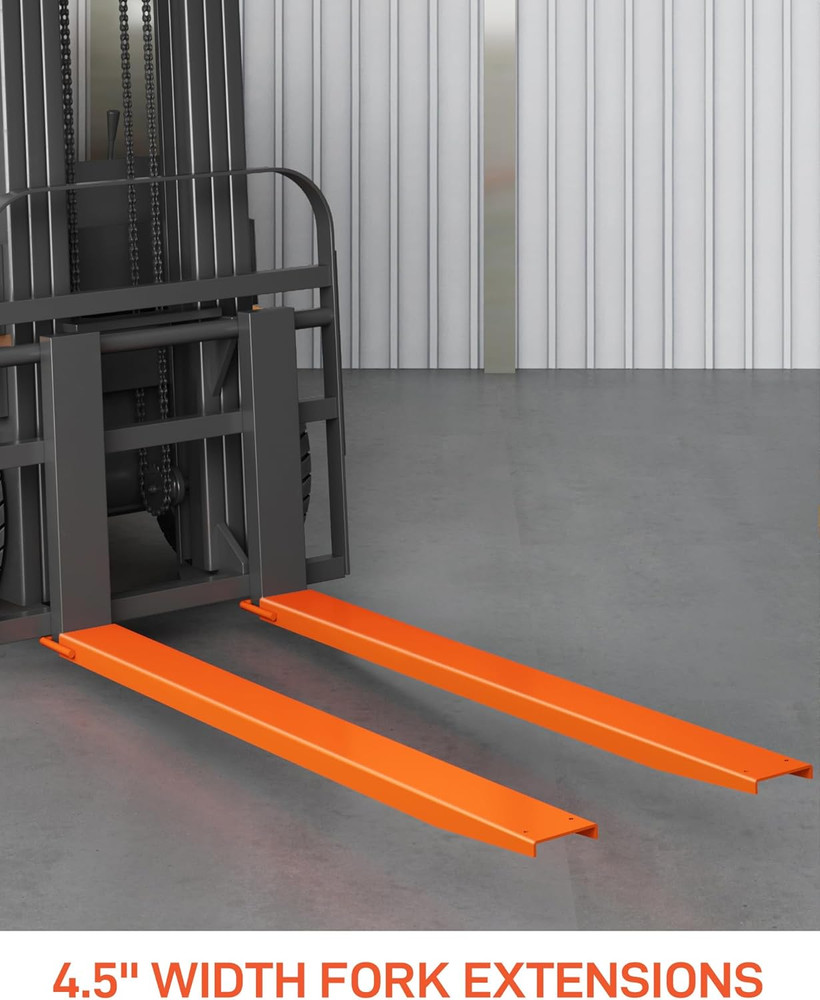 Pallet Fork Extensions 72 Inch Length 4.5 Inch Width, Fork Extenders for Forklif