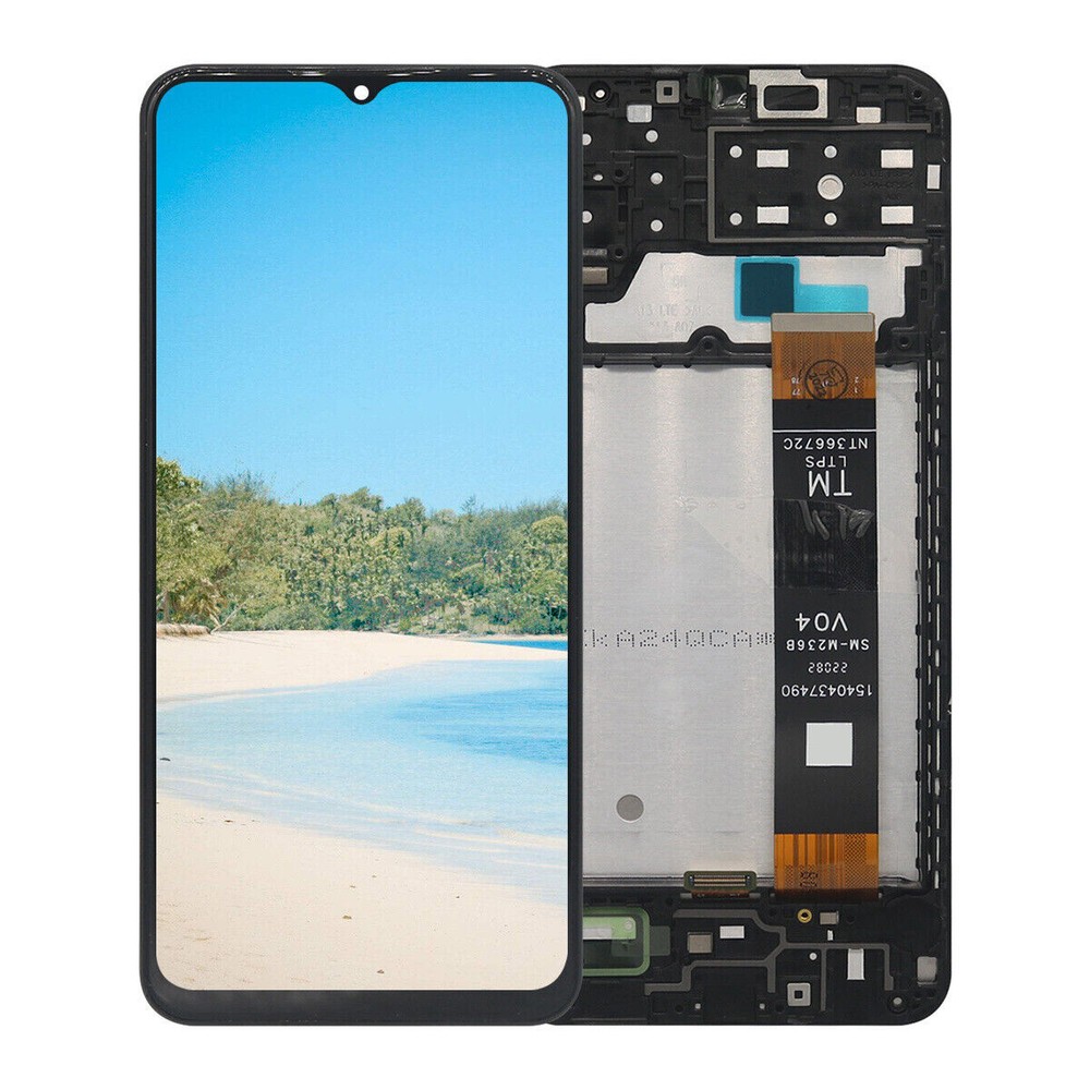 For Samsung A13 LTE 4G A135 A135F A135M LCD Display Touch Screen Digitizer Frame