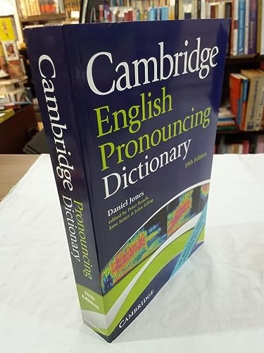 Cambridge English Pronouncing Dictionary by Jones, Daniel Paperback / softback