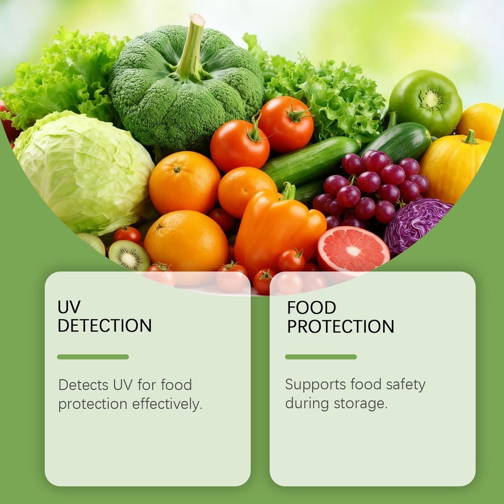 UV Black Light Flashlight Portable UV Flashlight for Vegetables Detector