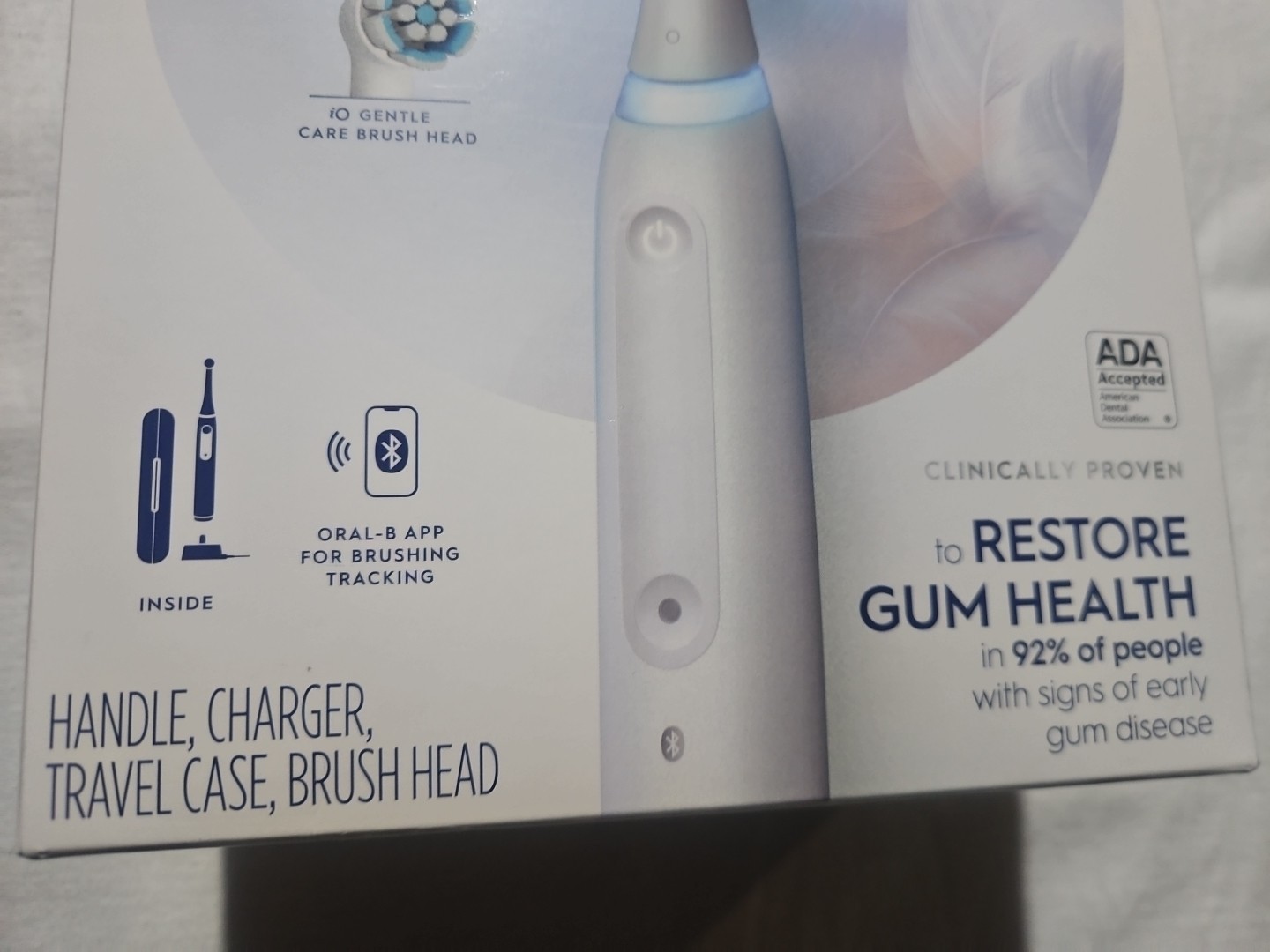 Oral-B iO Series 4 Gum Sensitive Care Rechargeable Electric Toothbrush White NEW