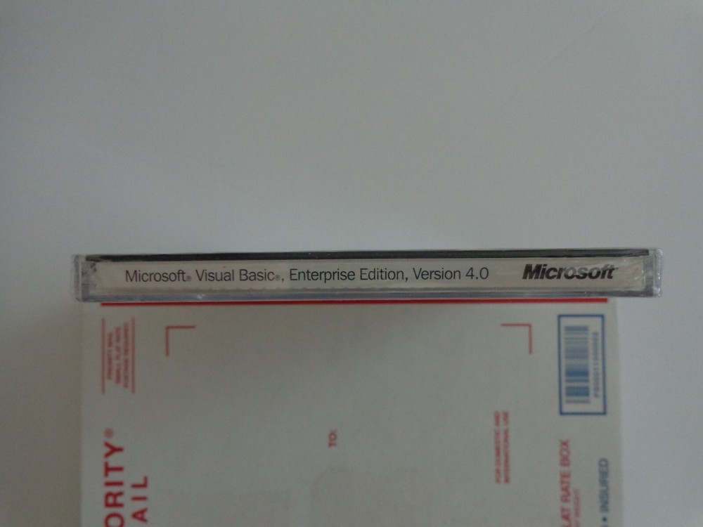 Microsoft Visual Basic Enterprise Ed 4.0 SEALED CD ROM For 95 NT Workstation 3.1